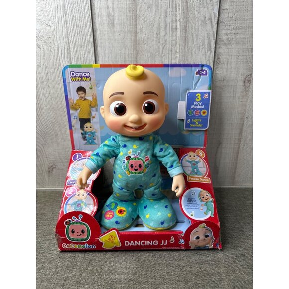 Cocomelon Dancing JJ Feature Doll 14” Learn to Dance with JJ Lights & Sounds - Picture 1 of 16